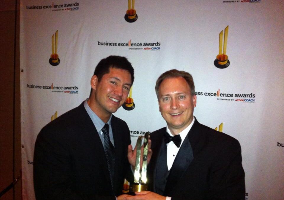 Steve Kim is awarded “Entrepreneur of the Year” at the 2013 Business Excellence Forums